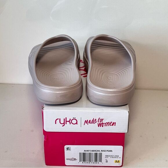 Ryka Refresh Cross-Band Recovery Slide Sandals - Picture 7 of 8